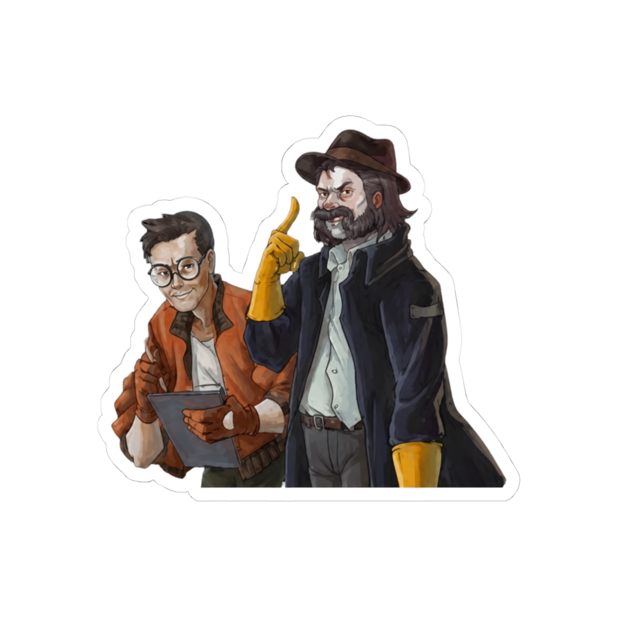 Disco Elysium Sticker - alternate angle 1, merchandise