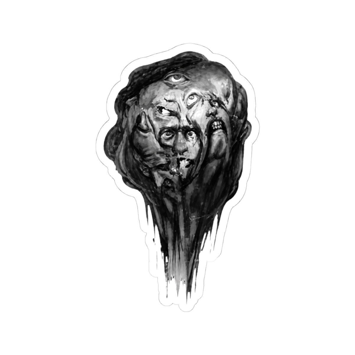 Drama Disco Elysium Sticker - alternate angle 2, merchandise