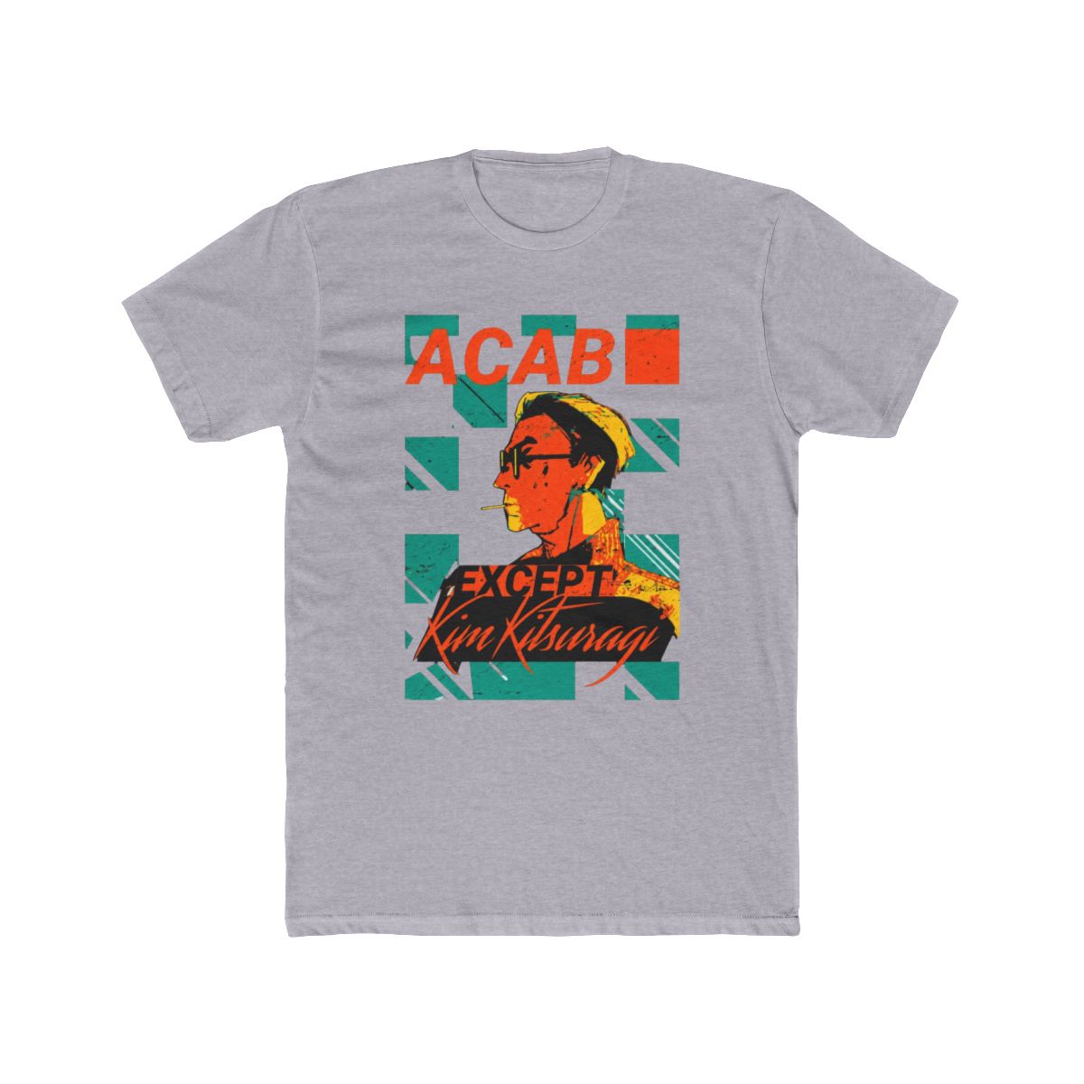 Acab Except Kim Kitsuragi T Shirt | Disco Elysium - alternate angle 5, merchandise