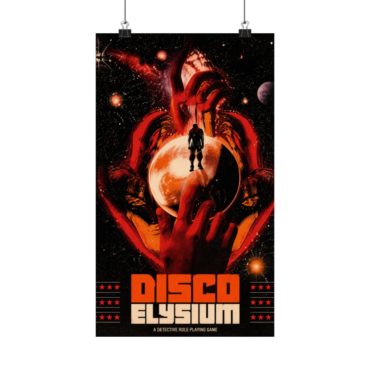Disco elysium one sheet - alternate angle 3, merchandise