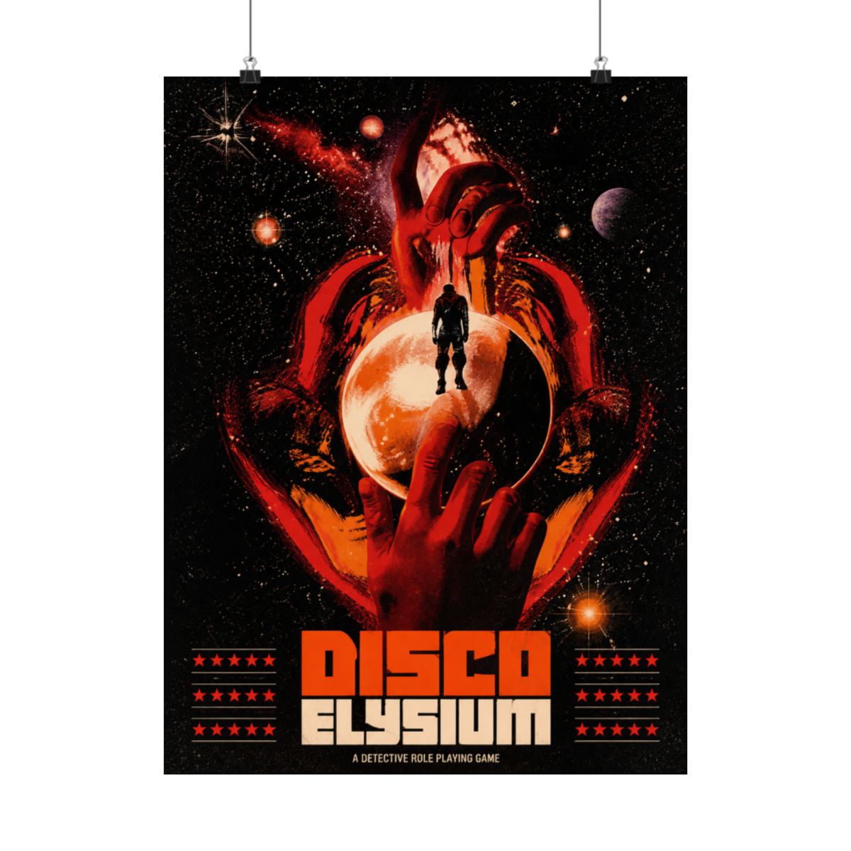 Disco elysium one sheet - alternate angle 1, merchandise