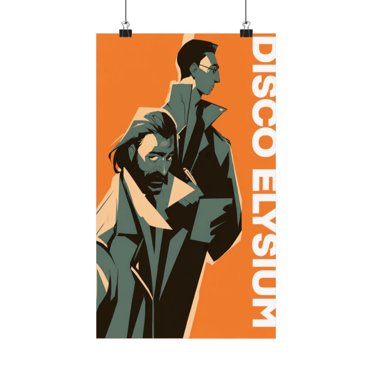Minimalist Poster | Modern Wall Art Print for Room Decor | Disco Elysium - alternate angle 3, merchandise