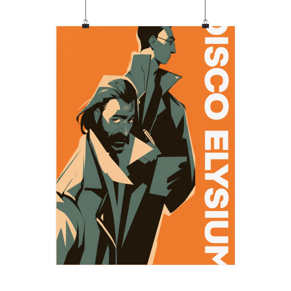 Minimalist Poster | Modern Wall Art Print for Room Decor | Disco Elysium - alternate angle 1, merchandise