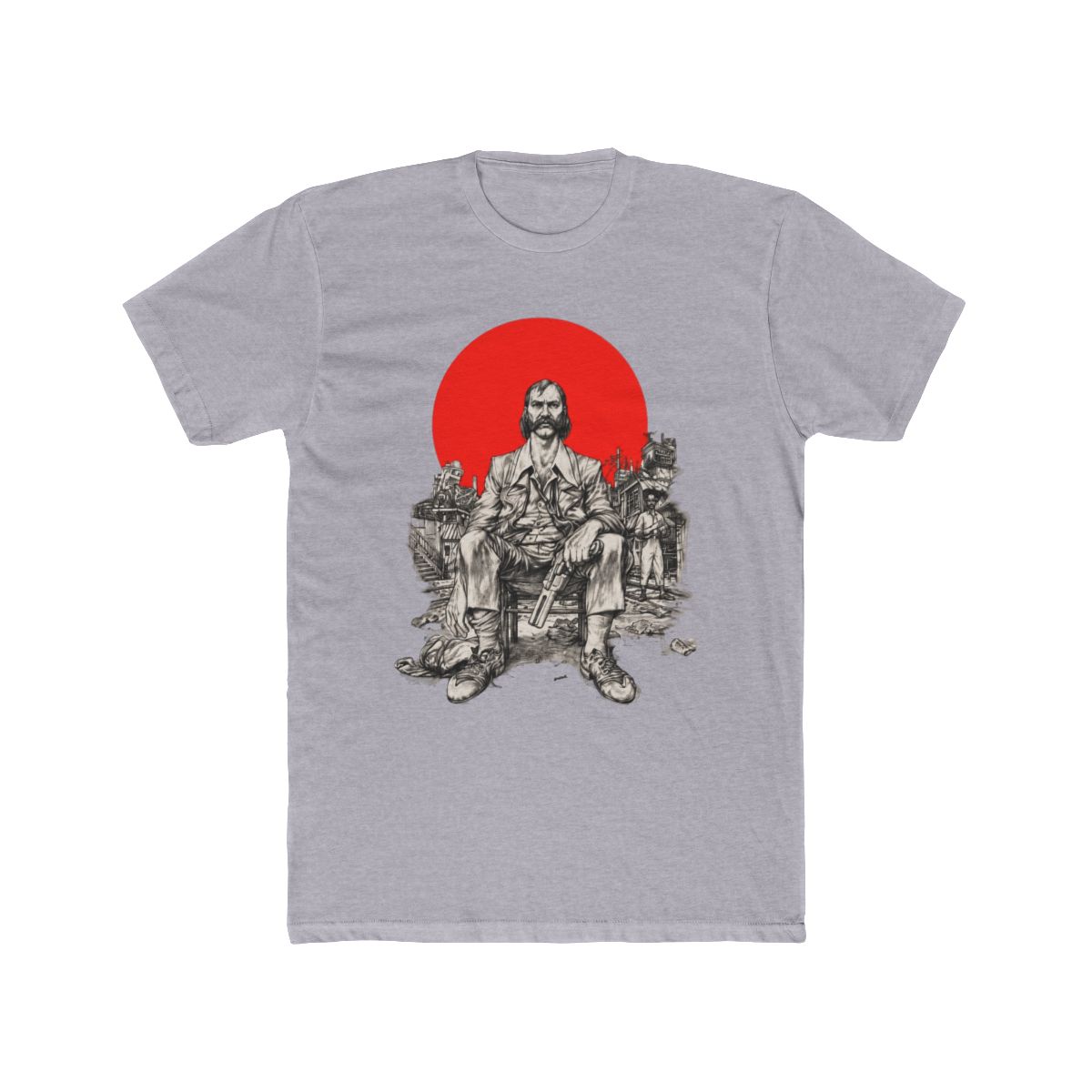 TEQUILA SUNSET NATURAL T Shirt | Disco Elysium - alternate angle 4, merchandise